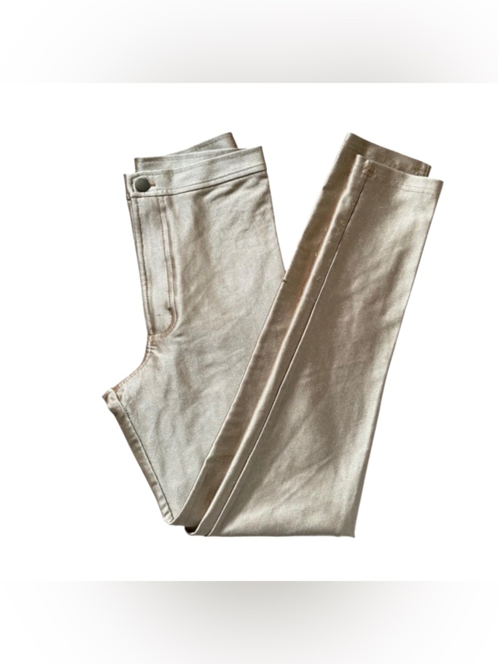 *Damaged* Y2K  American Apparel High Rise Gold Disco Pants
